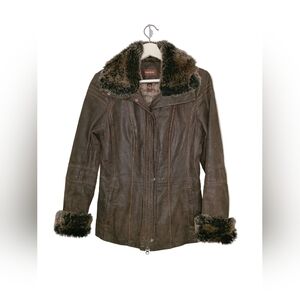 Danier - Faux Fur Leather Jacket